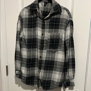 Plaid Button Down Flannel Shirt